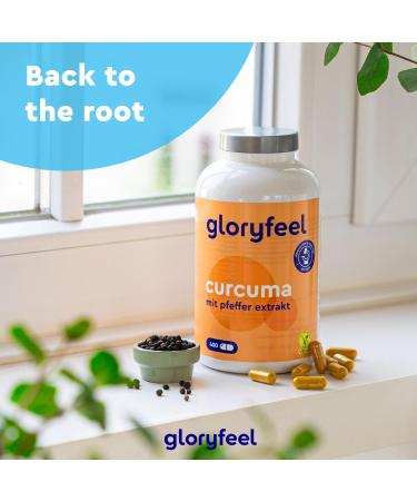 Kurkuma 400 Capsules - High-Dose Vegan Turmeric from India (700mg) with Curcumin & Piperine - Laboratory Tested Additive-Free 13 Months Supply - Buy Online on GoSupps.com