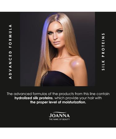 Joanna Professional_Silk Smoothing Hair Shampoo cleansing shampoo for dry and damaged hair with silk 1000ml - Buy Online on GoSupps.com