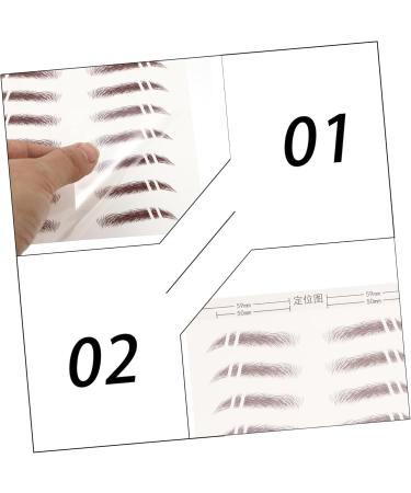 Baluue 36 Pcs Eyebrow Stickers Brow Shaper Makeup Stickers 4d Broken Eyebrows Hair 6 Transfer Paper - Buy Online on GoSupps.com