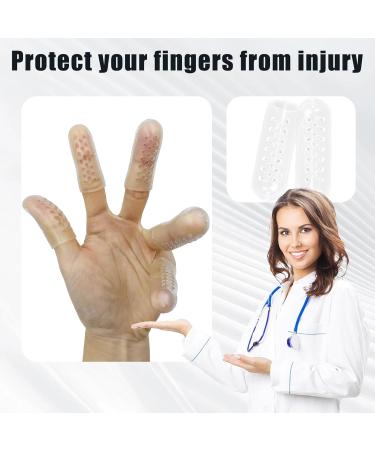 VPB 20-Pack Silicone Finger Protectors | Breathable Gel Fingertip Protection for Pain Relief & Injury Recovery - Buy Online on GoSupps.com