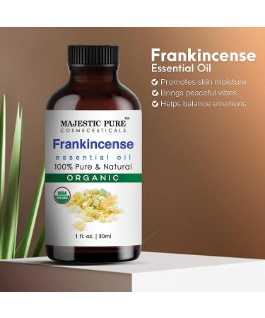 Organic Frankincense Essential Oil - 100% Pure for Skincare & Aromatherapy | 1 fl oz - Buy Online on GoSupps.com