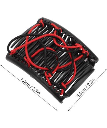 Magic Hair Comb Vintage Stretchy Double Comb Hair Forks Clips Bun Maker Women Girls Hairstyle Multipurpose Hair Accessories - Buy Online on GoSupps.com