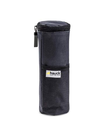 Hauck Refresh Me Outdoor Insulated Bottle Bag with Vecro Strap and Mesh Pocket for Pram Stroller Pushchair Grey Black Refresh Me