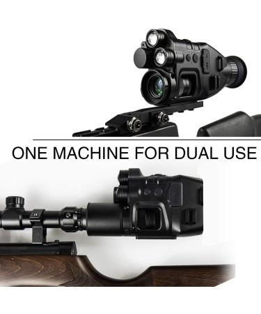 Digital Infrared Night Vision Scope with Camera & Video | 850nm & 940nm HD | Day/Night Monocular Telescope for Hunting | Night Vision Goggles - Buy Online on GoSupps.com