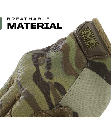 Mechanix Wear Tactical Work Gloves | Secure Fit & Flexible Grip | Multi-Purpose Safety Gloves for Men | Camouflage MultiCam, Small - Buy Online on GoSupps.com