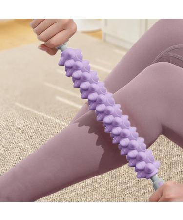 Aizuoni Massage Scooters - Multi-Purpose Muscle Relief Roll Rod for Athletes | Relax Your Body Anywhere - Ideal for Gym Travel and Work (Purple) - Buy Online on GoSupps.com