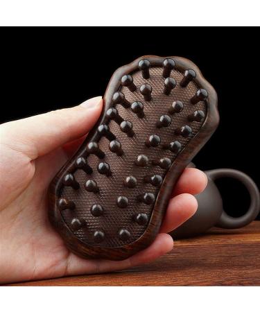 Massage tools massage roller massage tab massage tool scalp yaridian massage comb sandalwood air cushion brush width teeth head acupuncture massage device blood circulation anti-hair excavation