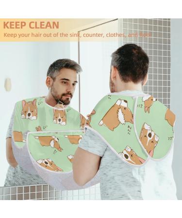 Beard Bib Apron for Men - Non-Stick Waterproof Hair Catcher for Shaving & Grooming | Perfect for Dogs & Painting - Buy Online on GoSupps.com