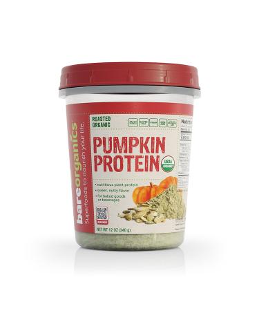 BareOrganics Pumpkin Protein Powder 12 oz