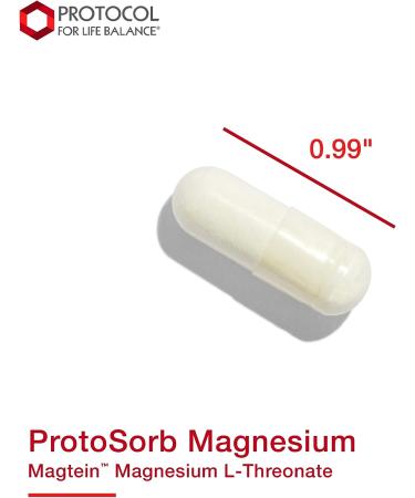 Protocol For Life Balance Magtein - Supports Nervous System & Cognitive Function - 90 Veg Capsules - Buy Online on GoSupps.com
