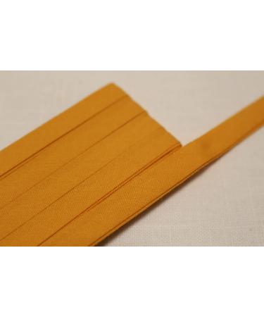 laceking2013 Premium Quality 30 Yards Cotton Double Fold Bias Tape 3/8 Inch for Sewing  Yellow Orange