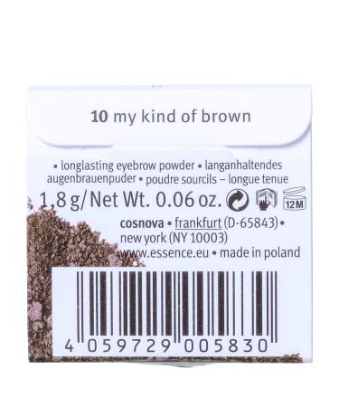 Essence My Must Haves Eyebrow Powder 10 - Perfectly Defined Brows | International Shipping - Buy Online on GoSupps.com