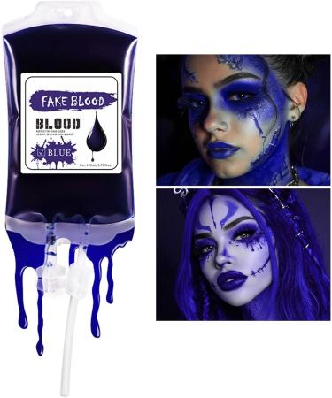 Liquid paint bags 170ml waterproof bags for Halloween red and blue decorative makeup for men's and women's costumes - Buy Online on GoSupps.com