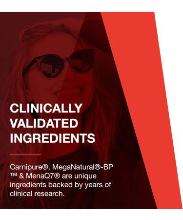 Protocol Clinical Cardio-6 - Heart Health & Blood Pressure Support | L-Carnitine Hawthorn Grape Seed CoQ10 | 90 Vegan Capsules - Buy Online on GoSupps.com