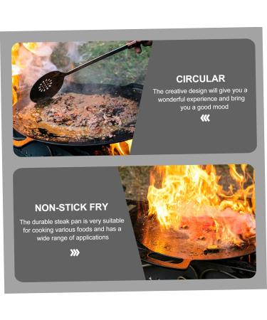 ABOOFAN 4pcs Non Stick Frying Pan Portable BBQ Grill Square Griddle Induction Nonstick Frying Pan Induction Saucepan Induction Griddle Pan Top Teppanyaki Micro-Wave Oven Aluminum 16.5X16.5X2.5CMx4pcs Blackx4pcs - Buy Online on GoSupps.com