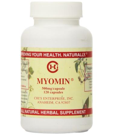Chi's Enterprise 120 Piece Myomin Promotes Healthy Hormone Levels 500mg Capsules