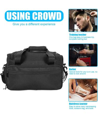 YUYTE Hairdressing Tool Bag - Large Barber Bag with Adjustable Dividers & Shoulder Strap for Hair & Makeup Professionals | International Shipping - Buy Online on GoSupps.com