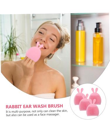  MERRYHAPY MERRYHAPY 4 Pieces Facial Cleansing Brush Rabbit Ears Facial Massager Facial Massager Body Cleanser Miss Cute Bear Paw Silica Gel - Buy Online on GoSupps.com