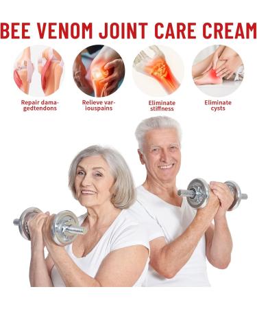 3-Piece Bee Venom Pain Relief Cream Set - 90g Bee Venom Ointment for Joint & Bone Therapy | Effective Arthrosis Treatment - Buy Online on GoSupps.com