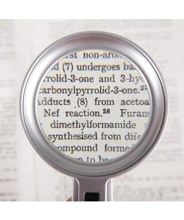 Professional Led Magnifier 10x Magnifier Handheld with 6 Led Lights Reading Double Glass Lens for Seniors Read Coins Stamps Map Full of Stars - Buy Online on GoSupps.com