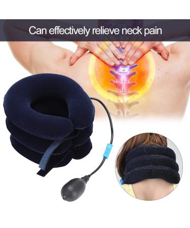 Buy Inflatable Collar Neck Support | Comfortable Neck Pain Relief | Blue One Size - International Shipping Available - Buy Online on GoSupps.com
