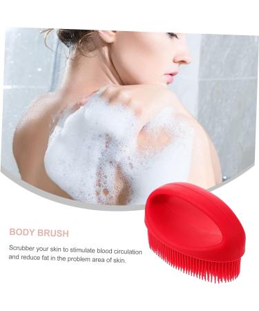 FRCOLOR Silicone Bath Brush - Exfoliating Body Scrubber for Gentle Cleaning and Exfoliation - Buy Online on GoSupps.com