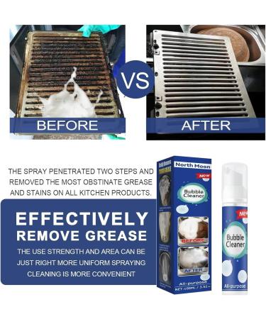 BEGRO Bubble Cleaner Foaming Heavy Oil Stain Cleaner All-Purpose Rinse-Free Cleaner Spray Kitchen Deep Cleaning Spray Stubborn Grease & Grime Remover Bubble Spray Foam Cleaner All Purpose (2PCS) - Buy Online on GoSupps.com