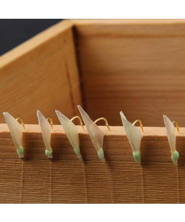 Saltwater Fishing Rigs 6 Pack with Glow Bait & High Carbon Steel Hooks | Fish Skin Bait Rig Tackle | Size 4 6 8 | Type B | 6# - 6 Packs - Buy Online on GoSupps.com