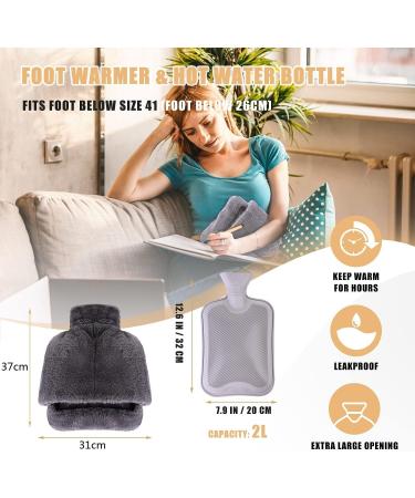 Buy Goomp 2-in-1 Electric-Free Foot Warmer Hot Water Bottle & Heating Mat for Women Winter Comfort - Buy Online on GoSupps.com