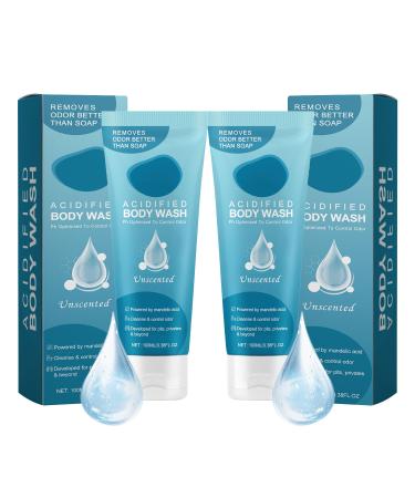 FUYOULILO Acidified Body Wash 2 Piece Acidified Body Wash Moisturizing Acidified Body Wash For Men Women Body Odor Control (Moisturizing 100ML)
