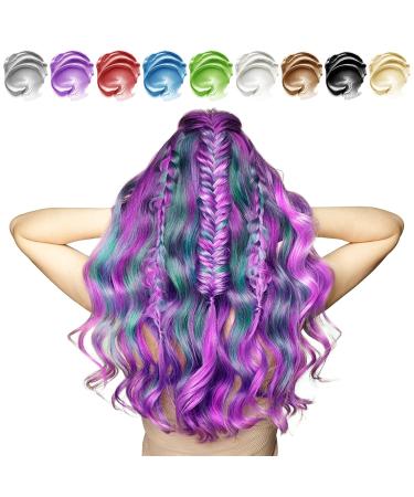 Buy KOWLOON Hair Color Wax - Natural Instant Hairstyle Cream for Men & Women | 3.52 oz Pomade for Party Cosplay & Halloween - Buy Online on GoSupps.com