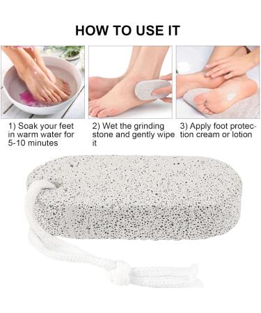 Pierre Ponce Pour Pieds | Gommage Pour Talons Et Paumes - 2 Pi ces Adoucissant Naturel pour Talons Mains Paumes et Coudes Adultes - Buy Online on GoSupps.com