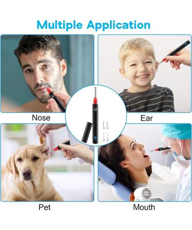 Urbesty Earwax Removal Camera - 1080P HD Wireless Endoscope Kit with Light | Mini Otoscope for Ear Cleaning | Includes Reusable Ear Spoons | Black - Buy Online on GoSupps.com