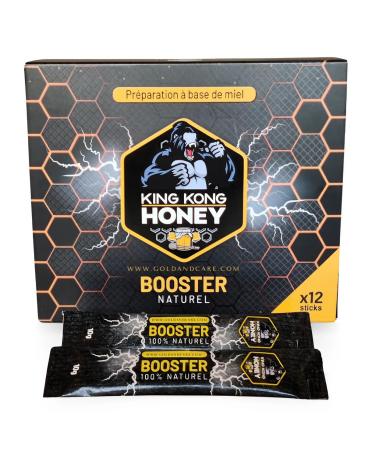 Honey King Kong Stick Booster Made in France, Boost your vitality and energy!