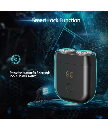Electric Razor for Men Type-C Rechargeable Mini Electric beard Shaver with LCD Display Cordless Mens Rotary Razor IPX7 Waterproof Wet and Dry Shaver for Home and Travel use Easy to Clean & Carry - Buy Online on GoSupps.com