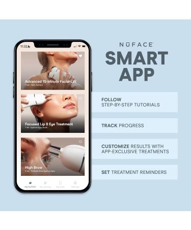 NuFACE TRINITY+ Microcurrent Facial Toning Device with Lip & Eye Attachment for Contouring Brows, Eyes, and Mouth - Buy Online on GoSupps.com