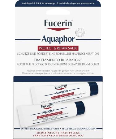 Eucerin Aquaphor Protect & Repair Ointment 20 ml & 10 ml (Pack of 2) - Best Skin Healing Solution Fast Shipping Worldwide - Buy Online on GoSupps.com