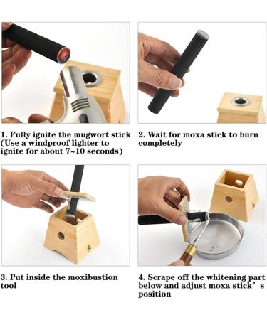 Moxibustion Sticks - 10 Smokeless Mugwort Moxa Sticks for Warm Massage | 12 x 120 mm - International Shipping - Buy Online on GoSupps.com
