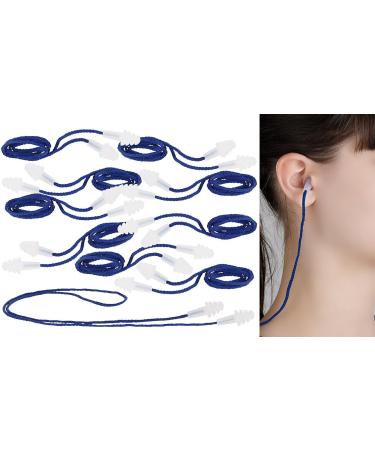 Newgen Medicals Earplugs - Professional Hearing Protection with 29 dB Noise Cancellation 10 Pairs Lamellae Design & Shoulder Cord - Buy Online on GoSupps.com