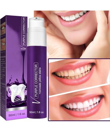 V34 Purple Toothpaste - Teeth Whitening Solution | 50ml Stain Removal for Brighter Smiles - Buy Online on GoSupps.com