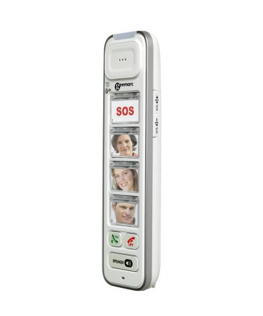 Geemarc Photodect 295 - Additional Handset for Geemarc Amplidect 295 Range with Customisable Photo Memories - Main Base Unit Required - Low to Medium Hearing Loss - Hearing Aid Compatible - UK Version - Buy Online on GoSupps.com