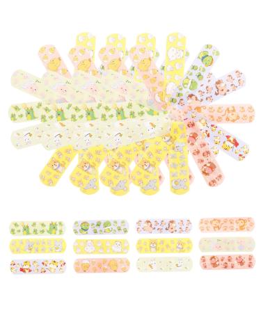 FRCOLOR 120pcs Cartoon Waterproof Patches Home Supplies Adorable Patches Cartoon Patches Adorable Injured Patches Household Stickers Bandages As Shown 7.5X2CM