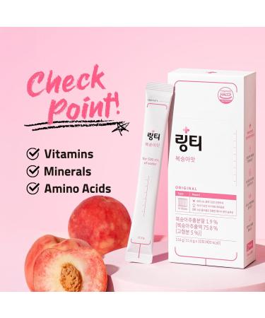 LINGTEA Doctor Developed Electrolyte Drink Mix - Peach Flavor | Rapid Hydration | Essential Vitamins | Oral IV Solution | Fast Recovery | Workout Drink | Party Recovery | Maximum Absorption | 10 Count - Buy Online on GoSupps.com