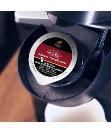 Marley Coffee Single Serve K-Cup Compatible Capsules One Love 100% Ethiopian Medium Roast 24 Count Medium Roast Coffee - Buy Online on GoSupps.com