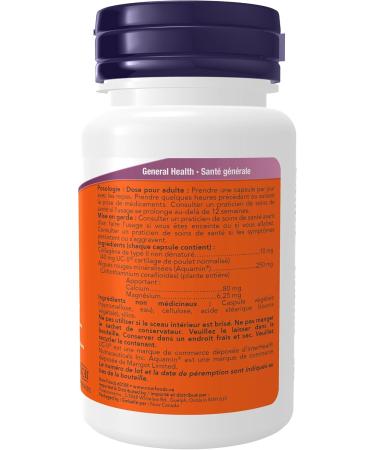 Now Uc-ii Undenatured Collagen 40mg 60 Veg Capsules 60 Count - Buy Online on GoSupps.com