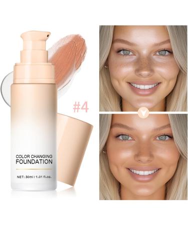  JINGLING JINGLING Color-Changing Foundation 30ml Matching Foundation for Travel Dates Commutes Meetings and Evenings - Buy Online on GoSupps.com