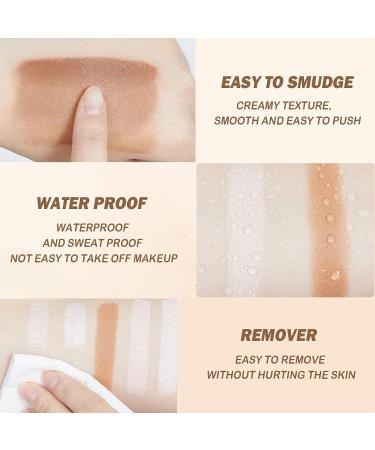 Double Headed Cream Contour Stick Bronzer | 2-in-1 Long Lasting Highlight & Contour Stick | Waterproof Makeup Kit for Light Skin | Nature Color - Buy Online on GoSupps.com