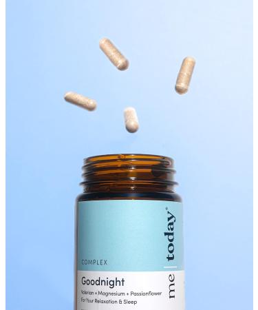 Goodnight Supplement for Relaxing & Restful Sleep Support - Vegan Magnesium Capsules (60 count) - Buy Online on GoSupps.com