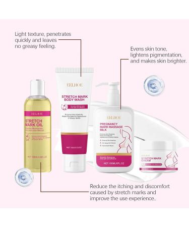 Pregnancy Skin Care Kit for Fine Marks and Scars Fast Results Mama Belly Deep Repair Cream with Vitamin E Coconut Oil Moisturizing Lotion - Buy Online on GoSupps.com