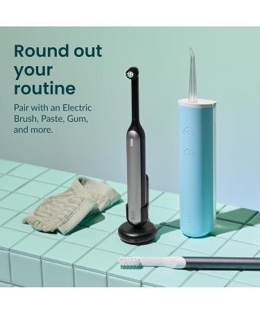 Buy Quip Water Flosser - Cordless Teeth Cleaner Adjustable Pressure & 360 Tip - Sky Blue - International Shipping Available - Buy Online on GoSupps.com